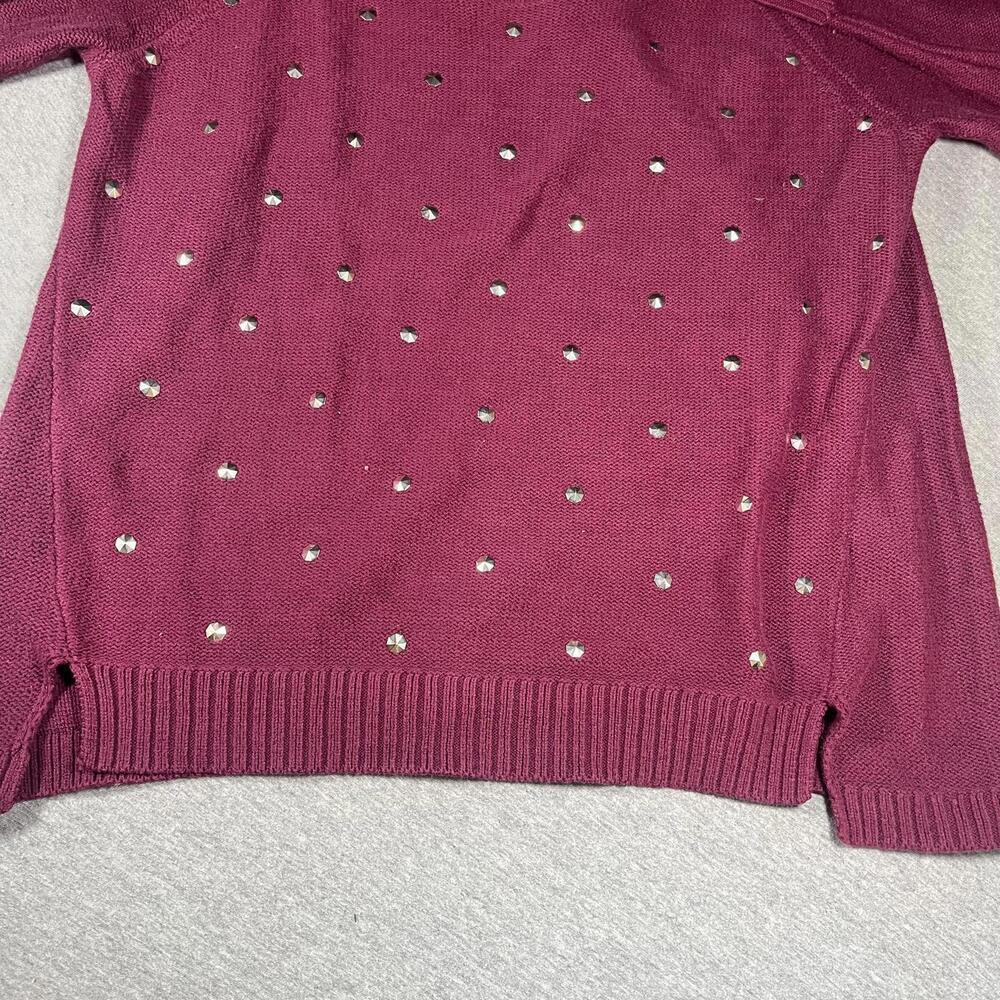 Rock & Republic Women's Medium Sweater with Studded Detail - Picture 4 of 6